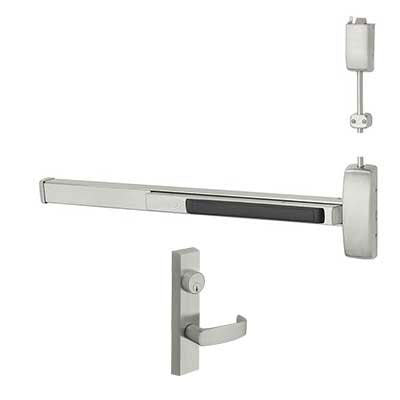 Sargent 56-12-NB-8713-J-ETL-84-US32D  Fire Rated Surface Vertical Rod Exit Device