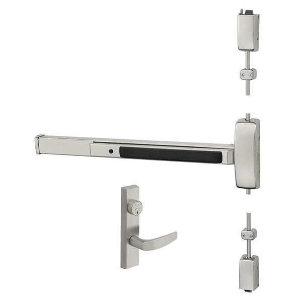 Sargent 56-8706F-ETB-84-US32D Storeroom Surface Vertical Rod Exit Device