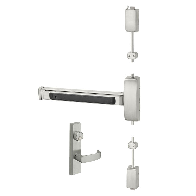 Sargent 8713-E-ETL-84-US32D Surface Vertical Rod Exit Device