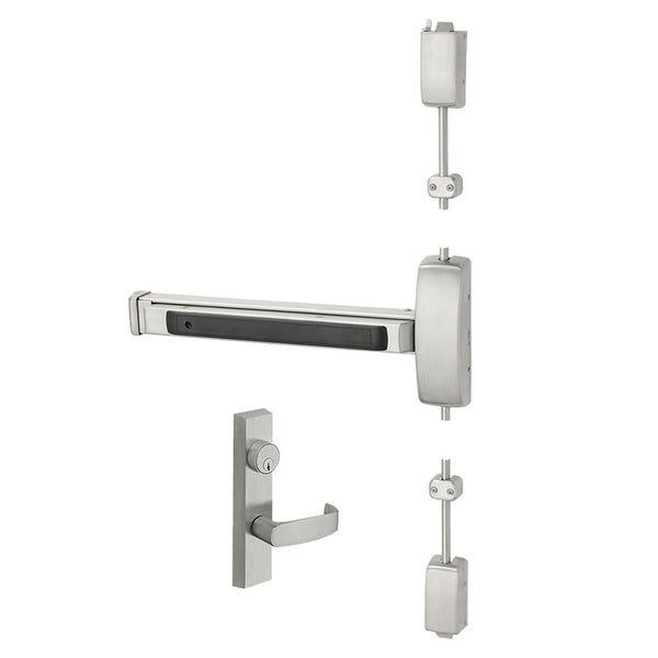 Sargent 8713-E-ETL-96-US32D Surface Vertical Rod Exit Device