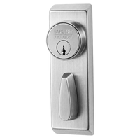 Sargent AD-106 auxiliary outside control storeroom function, US26D satin chrome, keyed cylinder & thumbturn