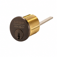 Sargent 34 LA KD Rim Cylinder - LA Keyway, Keyed Different, 6 Pin (34-LA-US20D)