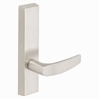 SARGENT 710-ETB dummy lever trim for 80 Series exit devices, satin nickel US15, rectangular escutcheon