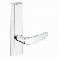 SARGENT 710-ETB-US26 dummy lever trim for 80 Series exit devices, polished chrome with rectangular escutcheon
