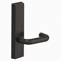 SARGENT 710-ETJ dummy lever trim for 80 Series exit devices, US10BE dark bronze with rectangular escutcheon
