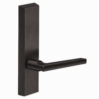 SARGENT 710-ETMD dummy lever trim for 80 Series exit device, dark bronze US10BE, rectangular escutcheon