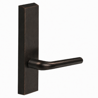 SARGENT 710-ETME dummy lever trim for 80 Series exit devices, dark bronze 10BE finish, rectangular escutcheon