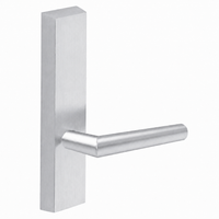SARGENT 710-ETMI dummy lever trim for 80 Series exit devices, satin chrome US26D, rectangular escutcheon