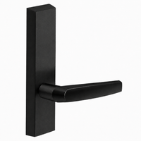 SARGENT 710-ETMJ dummy lever trim for 80 Series exit devices, BSP black suede powder coat finish