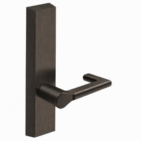 SARGENT 710-ETND dummy lever trim for 80 Series exit devices, US10B dark bronze rectangular escutcheon
