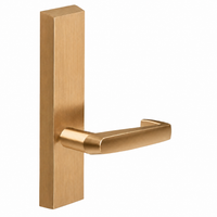 SARGENT 710-ETNJ US10 dummy lever trim for 80 Series exit devices, satin bronze with rectangular escutcheon