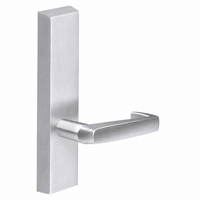 SARGENT 710-ETNJ dummy lever trim for 80 Series exit devices, satin chrome US26D, rectangular escutcheon