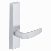 SARGENT 715-8-ETB exit device ET trim with B lever, satin chrome US26D, non-keyed passage