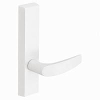 SARGENT 715-8-ETB exit device trim with B lever, WSP white suede powder coat, non-keyed passage