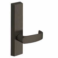 SARGENT 715-8-ETL exit device trim with L lever, US10B oil-rubbed bronze finish, non-keyed passage