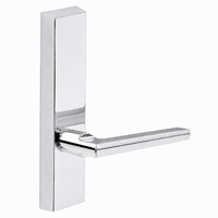 SARGENT 715-8-ETMD exit device trim with MD lever, polished chrome US26, rectangular escutcheon
