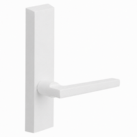 SARGENT 715-8-ETMD exit device trim in WSP white suede powder coat, ET escutcheon with MD lever