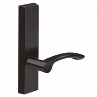 SARGENT 715-8-ETMV exit device trim with MV lever, US10B oil-rubbed bronze rectangular escutcheon