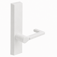 SARGENT 715-8-ETND-WSP exit device trim, white suede powder coat, ET escutcheon with ND passage lever