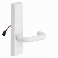 SARGENT 773-8-ETJ-24V-WSP electrified exit device trim, white suede powder coat, J lever, no cylinder