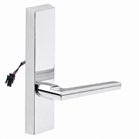 SARGENT 773-8-ETMD-24V US26 polished chrome electrified exit device trim with MD lever and rectangular escutcheon