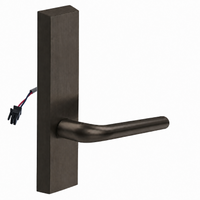 SARGENT 773-8-ETME-24V electrified exit trim, ME lever on rectangular escutcheon, dark bronze US10B