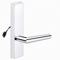 SARGENT 773-8-ETMI-12V electrified exit trim, MI lever, polished chrome US26, rectangular escutcheon