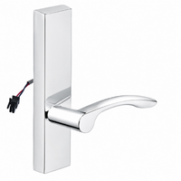 SARGENT 773-8-ETMV-12V-US26 electrified exit trim with MV lever, polished chrome escutcheon, no cylinder
