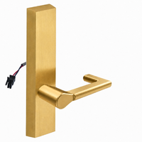SARGENT 773-8-ETND-12V electrified exit device trim with ND lever, satin brass US4 finish