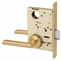 Sargent 8204 LNMD US10 storeroom mortise lock, satin bronze MD lever, LN rose, less cylinder
