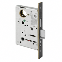 Sargent 8243 BSP apartment corridor mortise lock body only with dark bronze faceplate and latch
