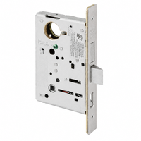 Sargent 8245 US15 mortise lock body, dormitory/exit function, single cylinder with deadbolt, satin nickel finish