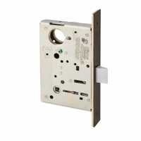 Sargent 8265 US10BE mortise lock body, privacy bedroom/bath function, non-keyed, oil-rubbed bronze faceplate