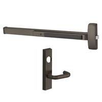 Sargent 8804-J-ETJ-LC US10B rim exit device with ETJ lever trim, night latch, oil-rubbed bronze finish
