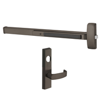 Sargent 8804-J-ETL-LC US10B oil-rubbed bronze rim exit device with ETL lever trim, night latch, less cylinder