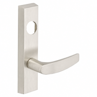 SARGENT LC-704-ETB-US15 exit device ET trim with B lever, satin nickel finish, less cylinder