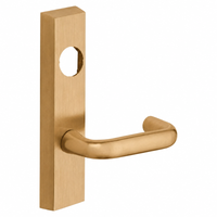 SARGENT LC-706-8-ETJ exit device trim lever, US10 satin bronze, rectangular escutcheon, less cylinder