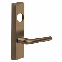 SARGENT LC-706-8-ETME-US10 exit device trim with ME lever, satin bronze finish, rectangular escutcheon