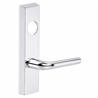 SARGENT LC-706-8-ETME-US26 exit device trim, ET escutcheon with ME lever, polished chrome