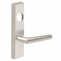 SARGENT LC-706-8-ETMI-US15 exit device trim, satin nickel escutcheon plate with MI lever, less cylinder