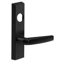 SARGENT LC-706-8-ETMJ-BSP storeroom exit device trim with MJ lever, black suede powder coat finish