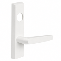 SARGENT LC-706-8-ETMJ-WSP ET exit device trim with MJ lever, white finish, rectangular escutcheon, less cylinder