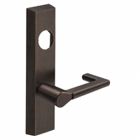 SARGENT LC-706-8-ETND exit device trim with ND lever, US10BE oil-rubbed bronze, rectangular escutcheon