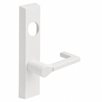 SARGENT LC-706-8-ETND-WSP exit device trim, white ET escutcheon with ND lever, less cylinder