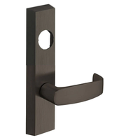 SARGENT LC-713-8-ETL-US10B exit device ET trim with L lever, oil-rubbed bronze escutcheon, less cylinder