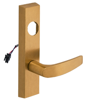 SARGENT LC-776-8-ETB-24V-US10 electrified ET trim lever, satin bronze, rectangular escutcheon, less cylinder