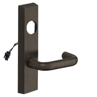 SARGENT LC-776-8-ETJ J lever ET trim, US10B dark bronze electrified escutcheon with wire lead