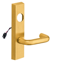SARGENT LC-776-8-ETJ-24V-US4 electrified ET trim with J lever, satin brass escutcheon, less cylinder