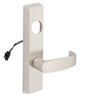 SARGENT LC-776-8-ETL-12V-US15 electrified ET lever trim, satin nickel, rectangular escutcheon with L lever