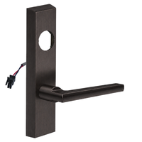 SARGENT LC-776-8-ETMD-24V US10BE electrified ET trim lever, dark bronze rectangular escutcheon, less cylinder